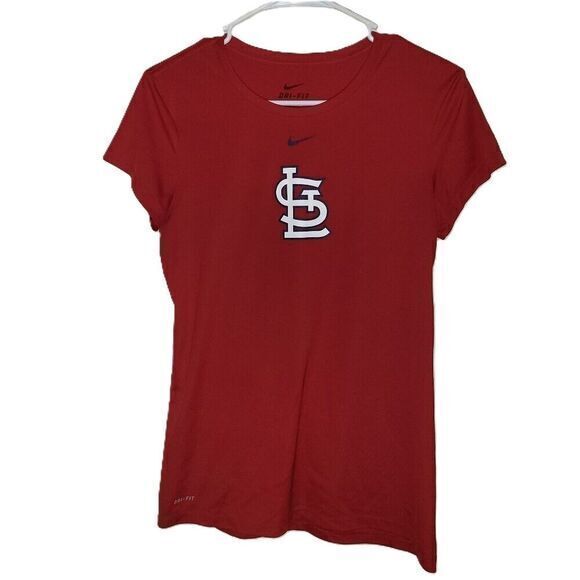 St.‎ Louis Cardinals Nike Dri Fit Small Tshirt- H016 - Picture 1 of 10